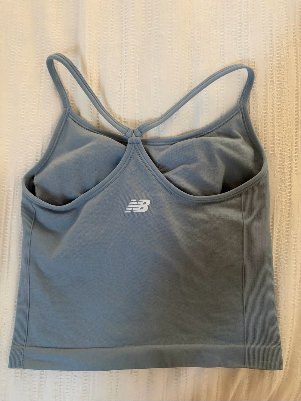 New Balance Women's Dusty Blue Strappy Sports Tank